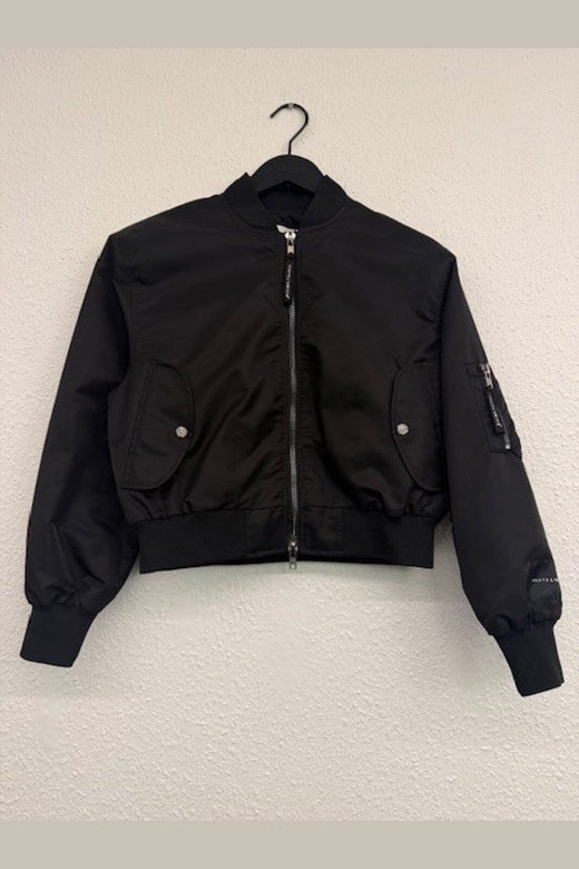 Haute L'Amitié - Sally Crop Bomber HL10659 - Black