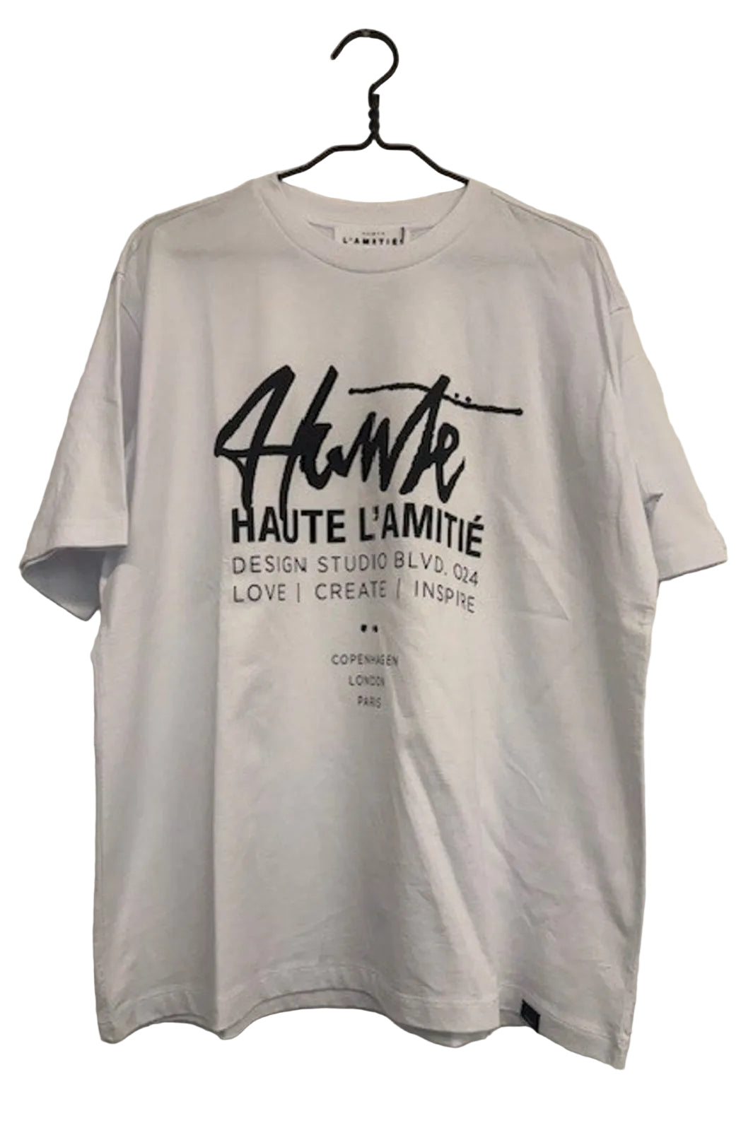 Haute L'Amitié - Studio Loose Tag Tee HL10758 - White