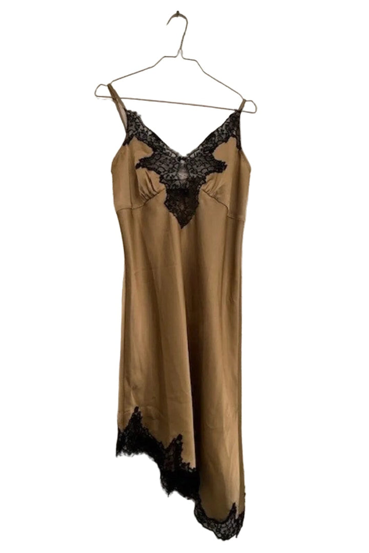 Haute L'Amitié - Vivian Asym Lingerie Dress HL10723 - Beige Kjoler 