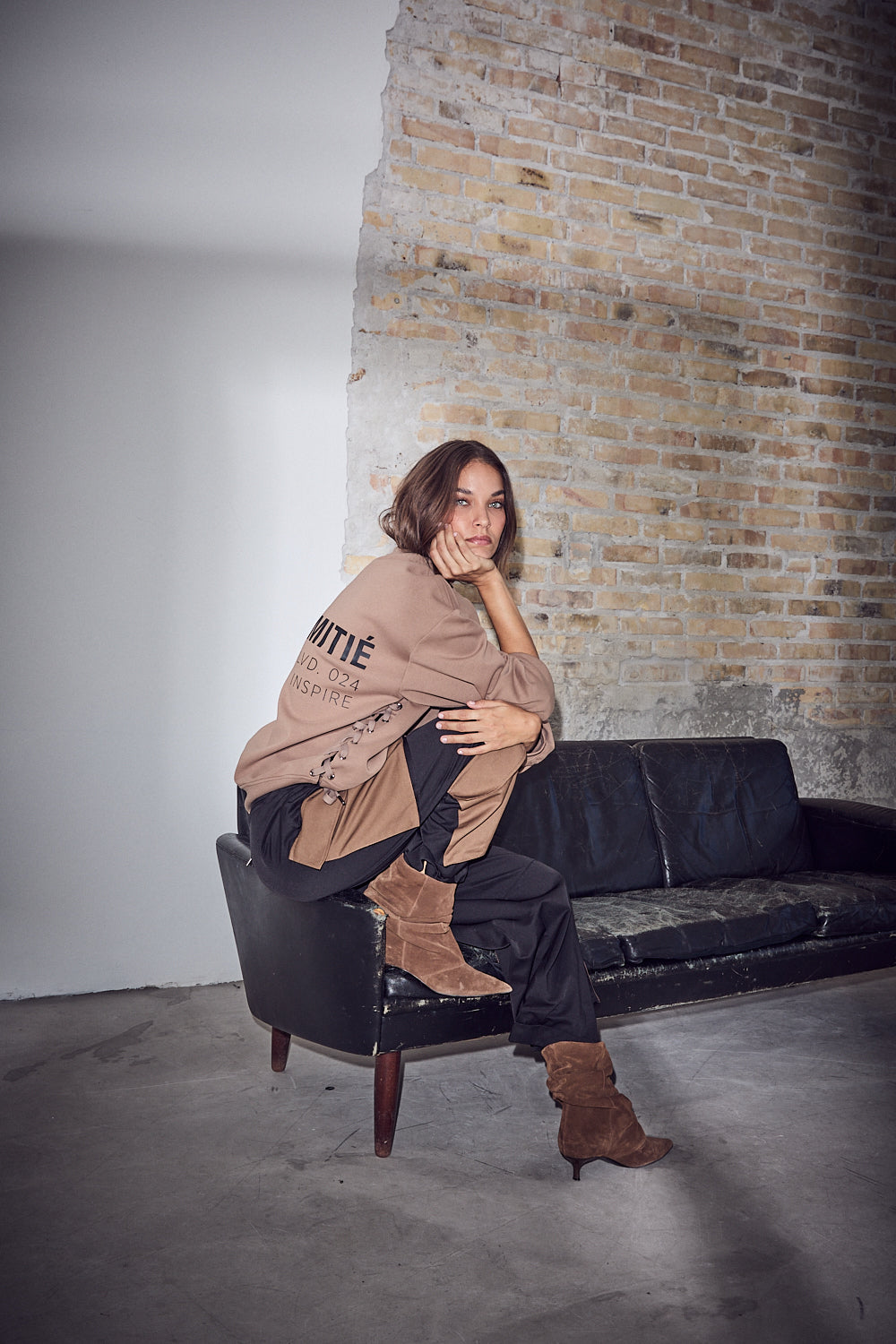Haute L'Amitié - Rabi Mix Pocket Pant HL10836 - Dusty Mocca