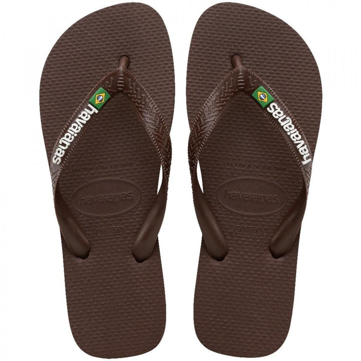 Havaianas - Hav. Brasil Logo - 2673 D. Brown/white