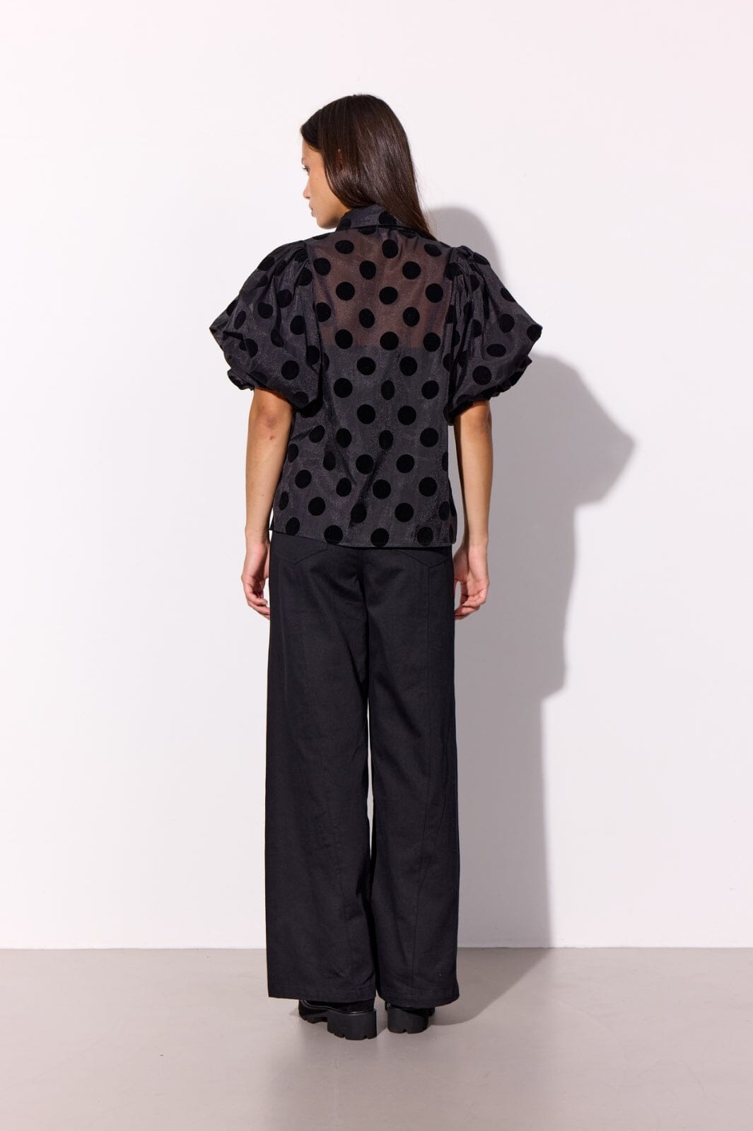 Hunkøn - Bobby Shirt 25635 - Black W/Dots