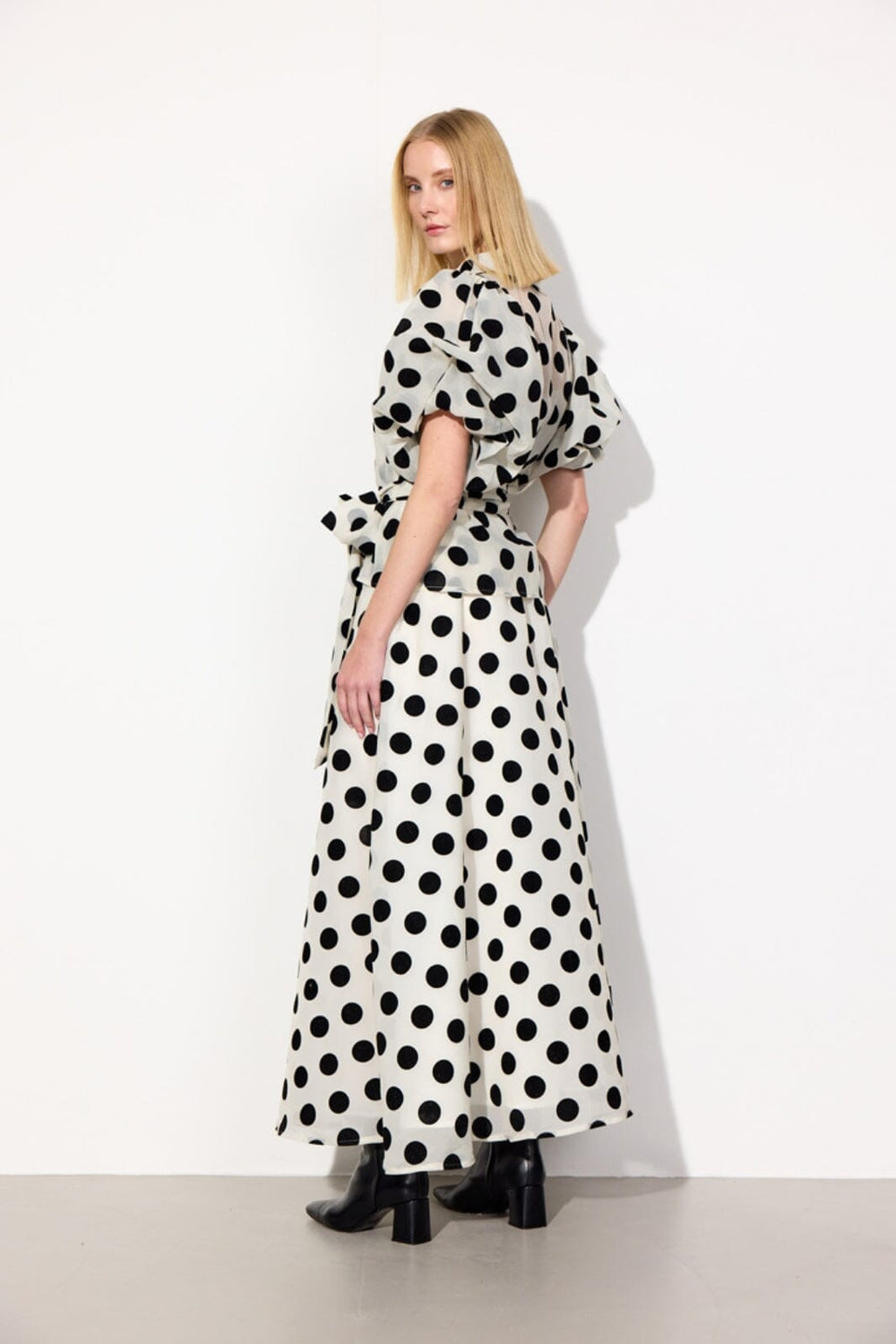 Hunkøn - Bobby Shirt 25635 - White W/ Dots