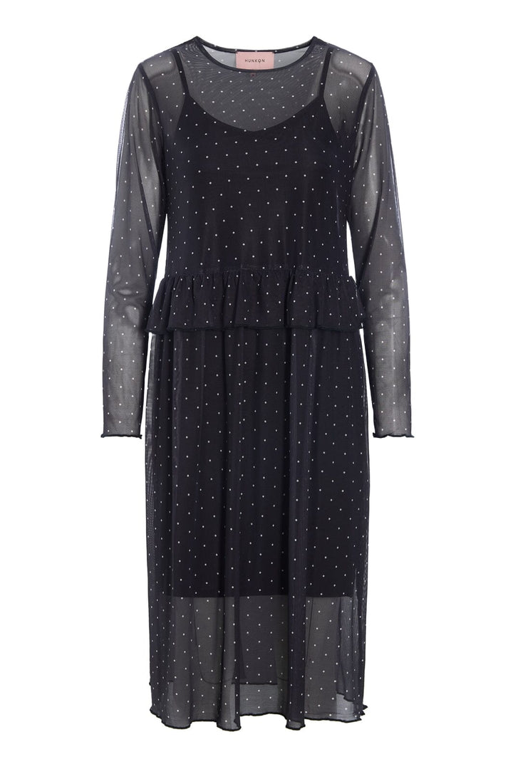 Hunkøn - Tova Mesh Dress 25936 - Black Kjoler 