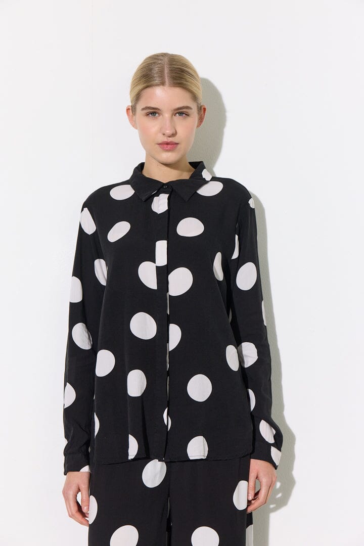 Hunkøn - Vicky Shirt 25980 - Big Dots Skjorter 