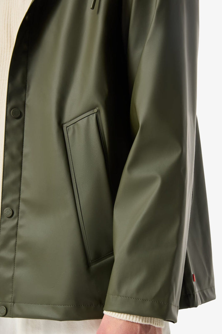 Hunter - Izzy Pu Hooded Jacket Haru0012251km - Kambaba Regnjakker 