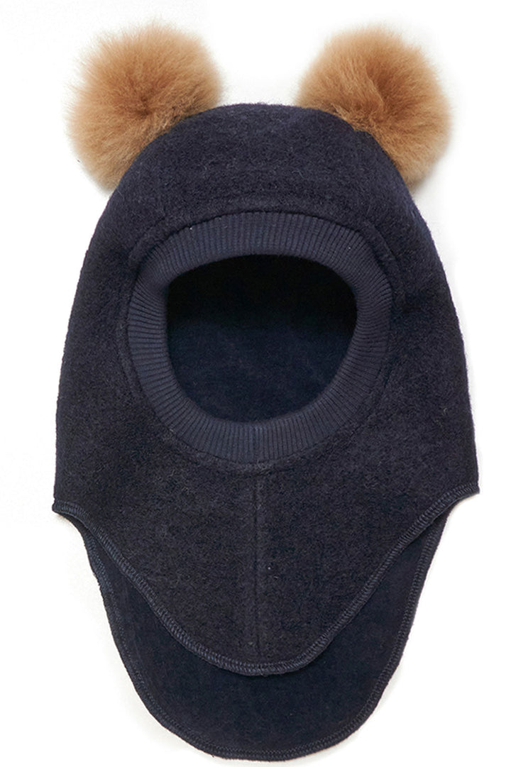 Huttelihut - Big Bear E-Hut Wool - D.Navy/Camel Elefanthuer 