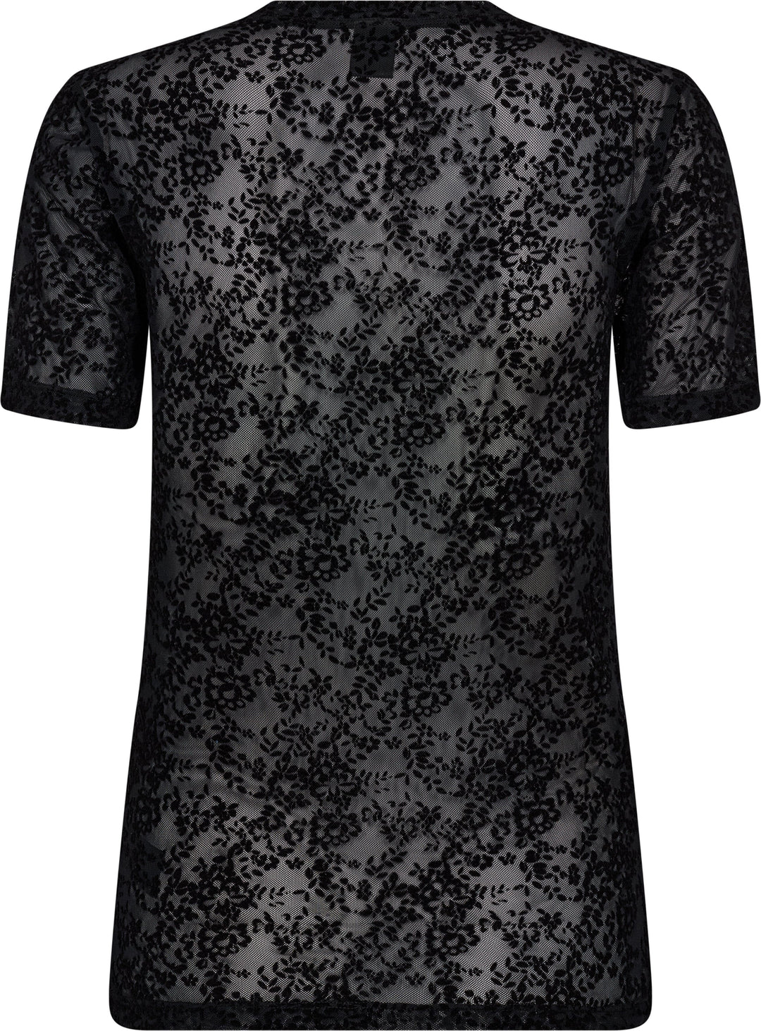 Hype The Detail - Lace Tee, Slim 852-2 - 9 - Black T-shirts 