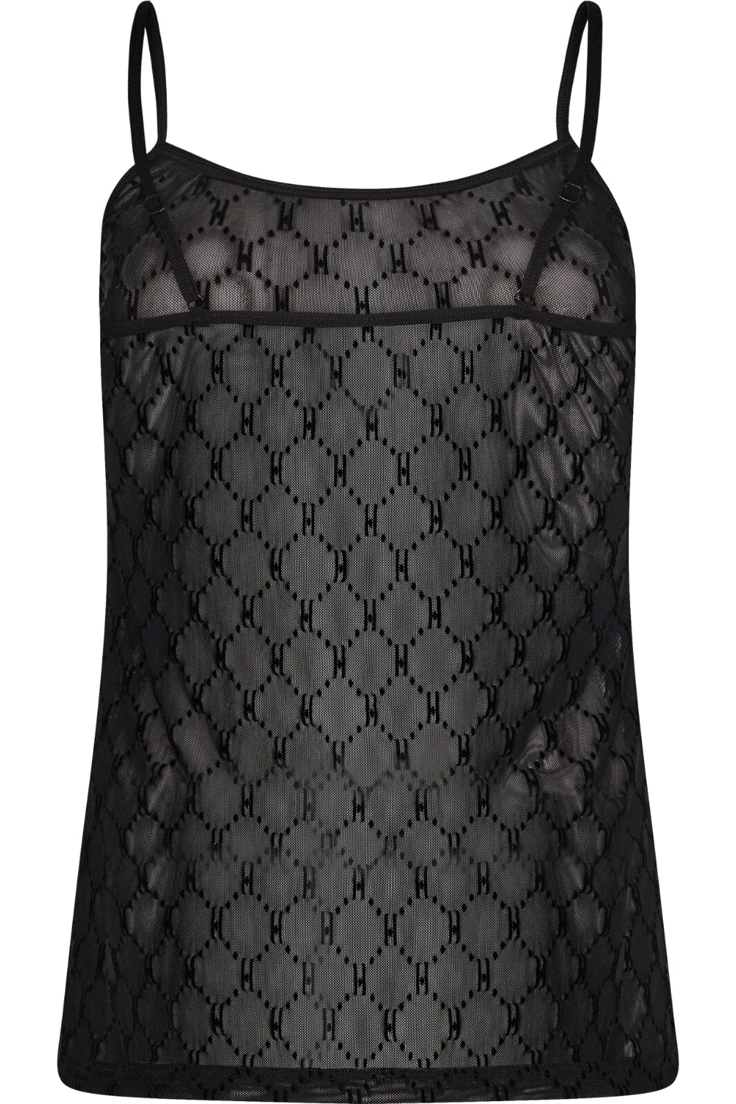 Hype The Detail - Mesh Singlet - Sort Toppe 