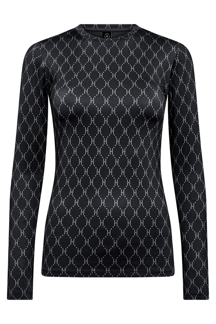 Hype The Detail - Printed Blouse 200-14 - 50 - Black