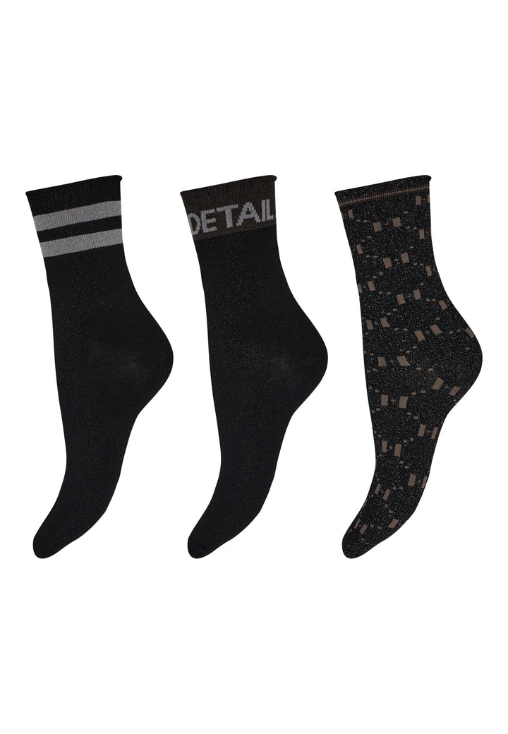 Hype The Detail - Socks 3-Pack 21550-75 - 9003 - Multifarvet Strømper 