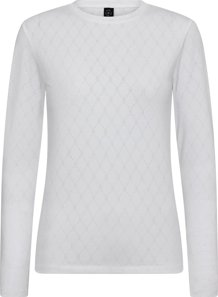 Hype The Detail - Tee L/S, Cotton 600-14 - 1 - Hvid T-shirts 