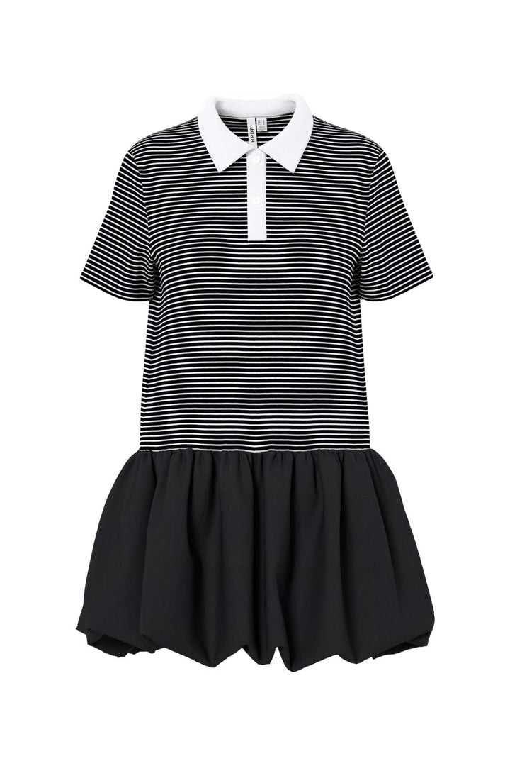 Hypedrop - Hdyuna Ss Polo Balloon Dress 32000587 - 5140141 - Black