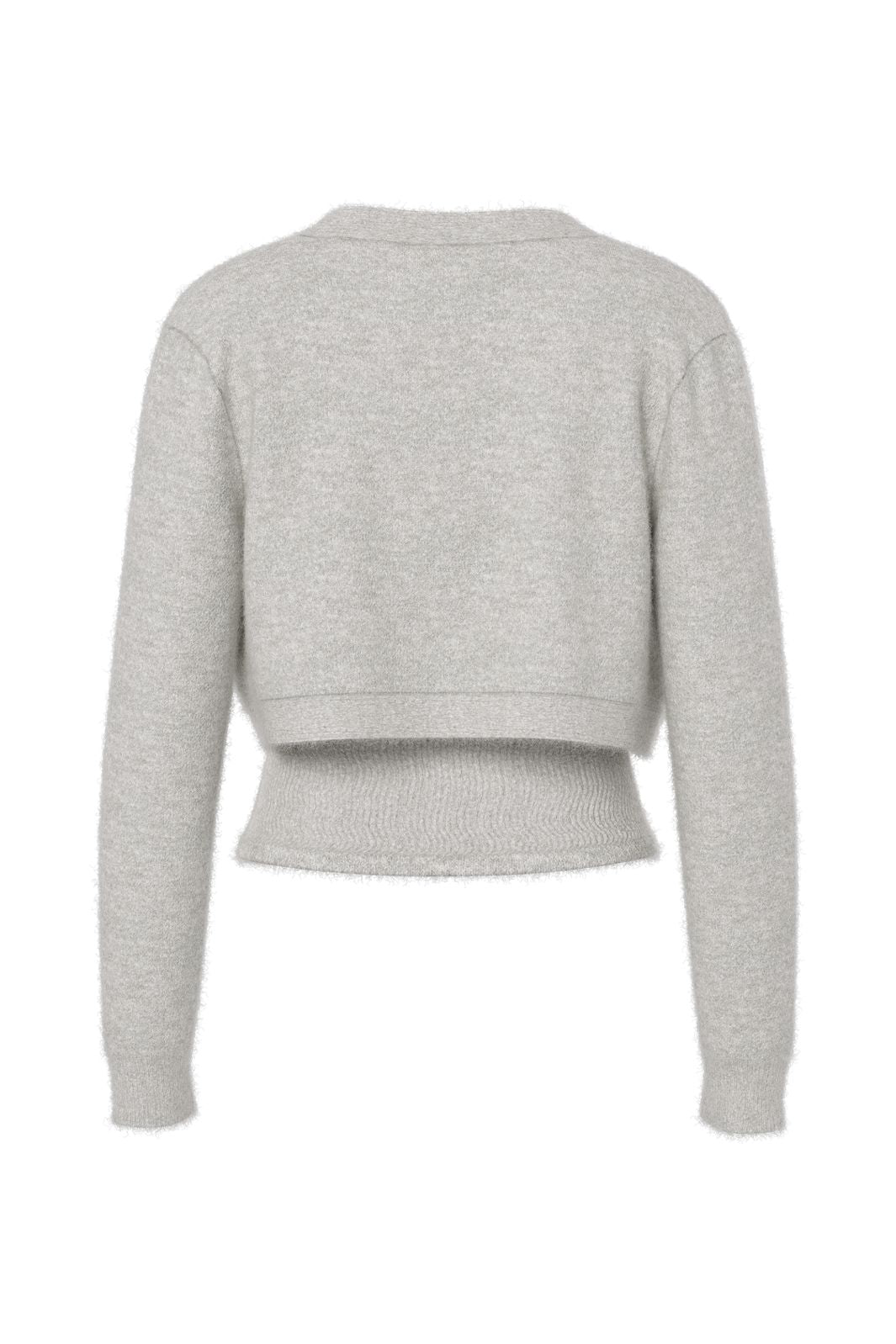 Hypedrop - Hdyvette Bolero Knit Set 32000441 - 5140140 - Light Grey Melange