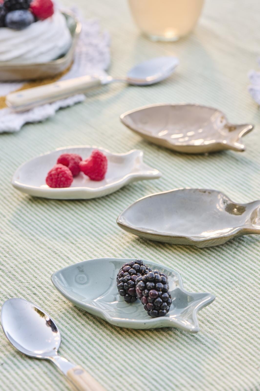 Ib Laursen - Fiskeskål 4 ass - Stentøj - 2457-99