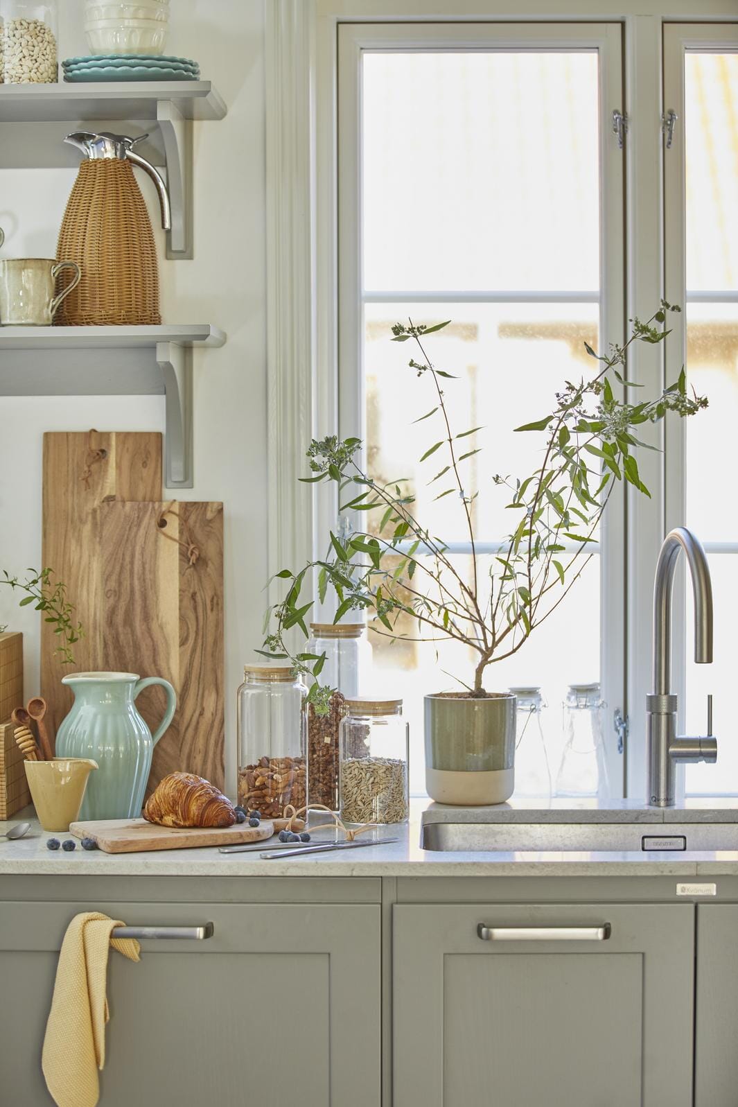 Ib Laursen - Karklud Mynte Lemonade strikket - 100% bomuld, Strik - 6351-04