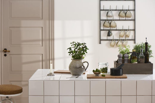 Ib Laursen - Krus M/hank Varbjerg Creme Og Brunt Farvespil - 24041-00