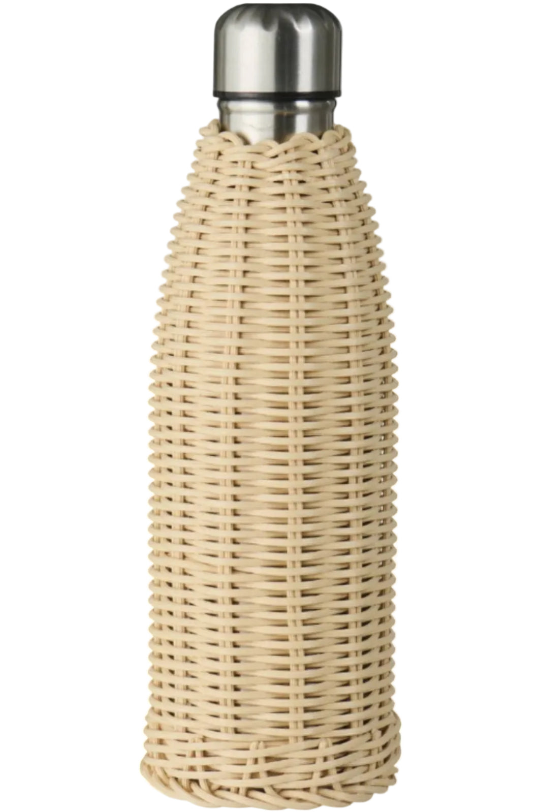 Ib Laursen - Termoflaske natur polyrattan håndflettet 500 ml - Polyrattan, Rustfrit stål - 1622-30