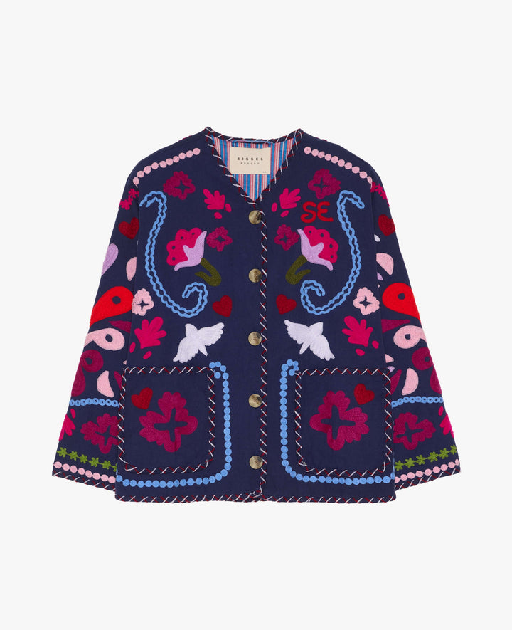 Sissel Edelbo - Maggie Jacket Se 2026 - Navy Festival