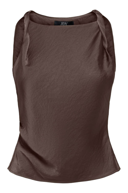 JDY - Jdycordelia Fitted S/L Top - 5172022 Chocolate Brown Toppe 