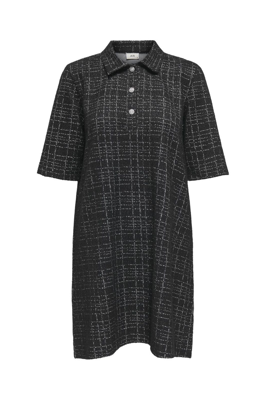 JDY - Jdydorit 2/4 Collar Dress - 4916486 Black Check