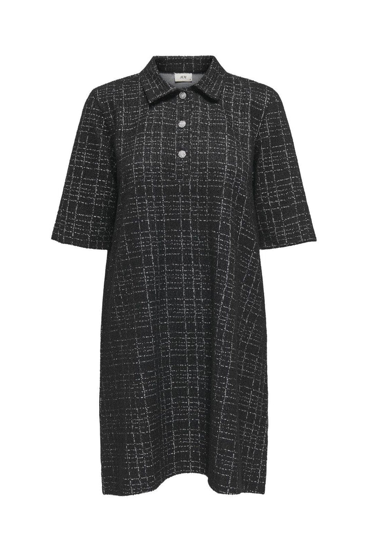 JDY - Jdydorit 2/4 Collar Dress - 4916486 Black Check