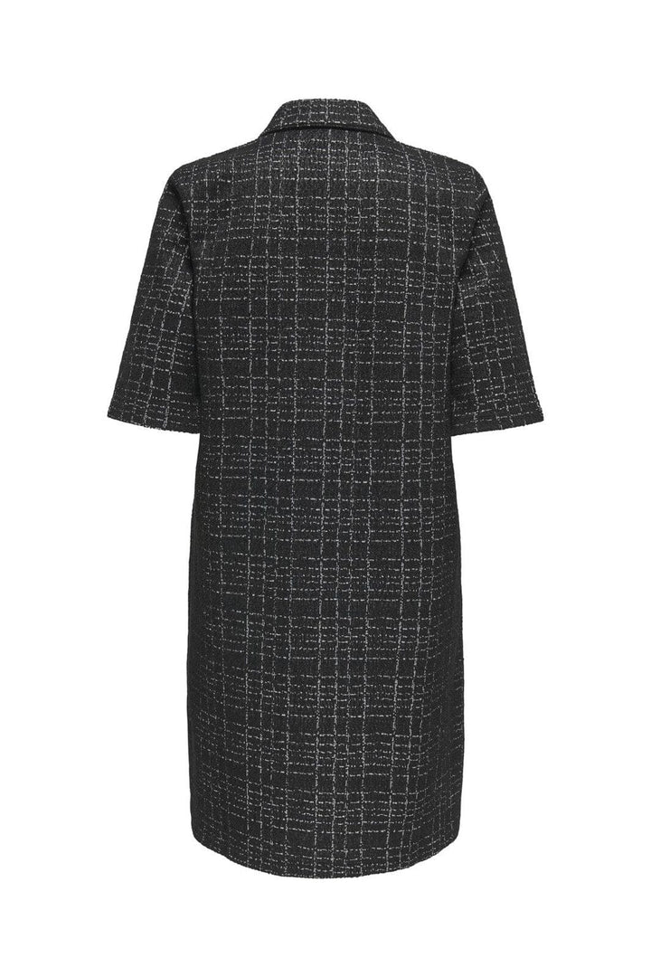 JDY - Jdydorit 2/4 Collar Dress - 4916486 Black Check