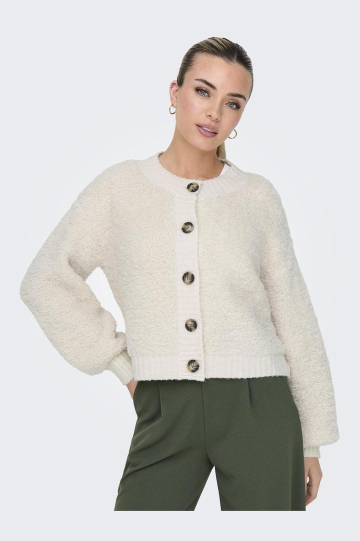 JDY - Jdyeira Life L/S Oneck Cardigan Knt - 4638737 Birch