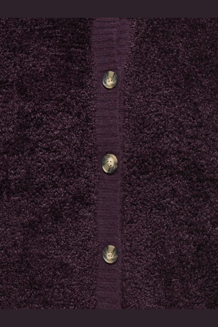 JDY - Jdyeira Life L/S Oneck Cardigan Knt - 5105886 Plum Perfect