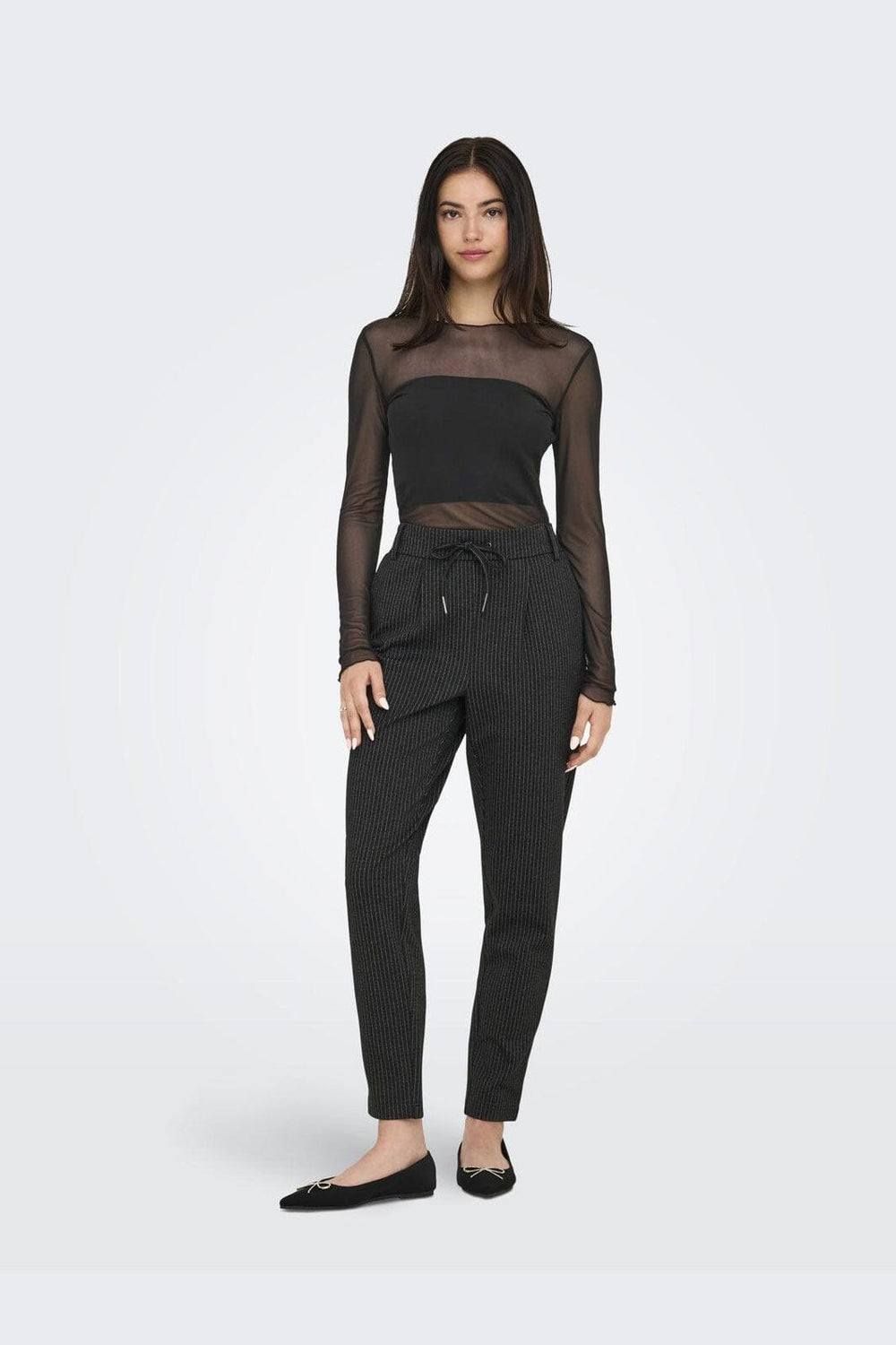 JDY - Jdyelsa New L/S O Neck Top - 4839452 Black