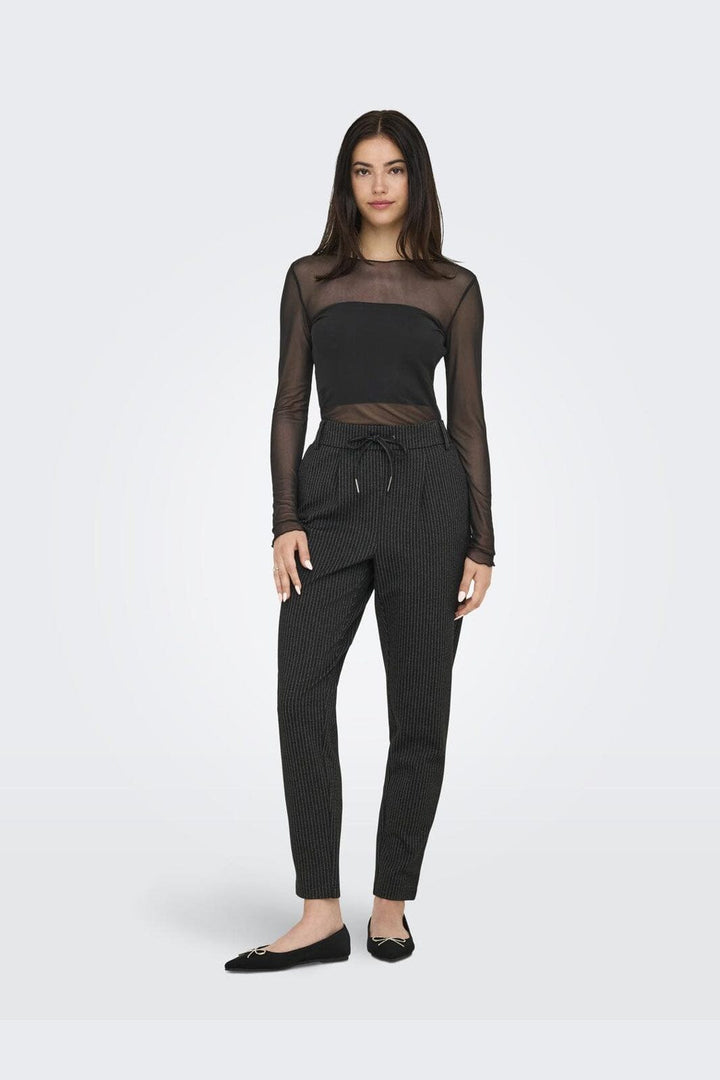 JDY - Jdyelsa New L/S O Neck Top - 4839452 Black