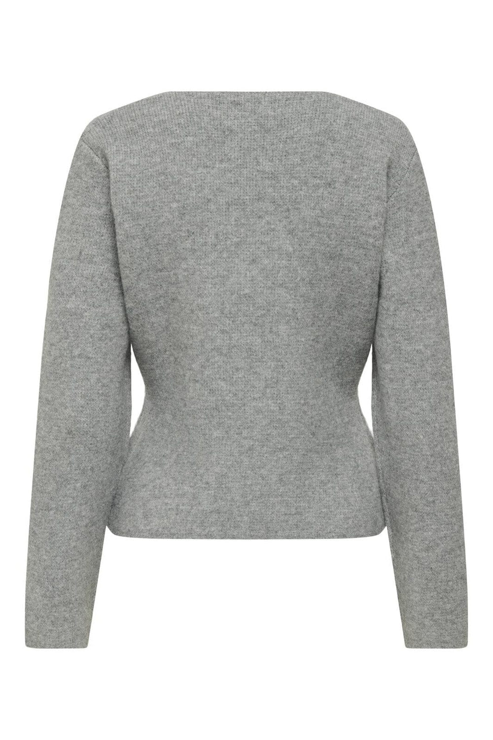 JDY - Jdylea Life L/S Button Cardigan Knt - 4875918 Medium Grey Melange