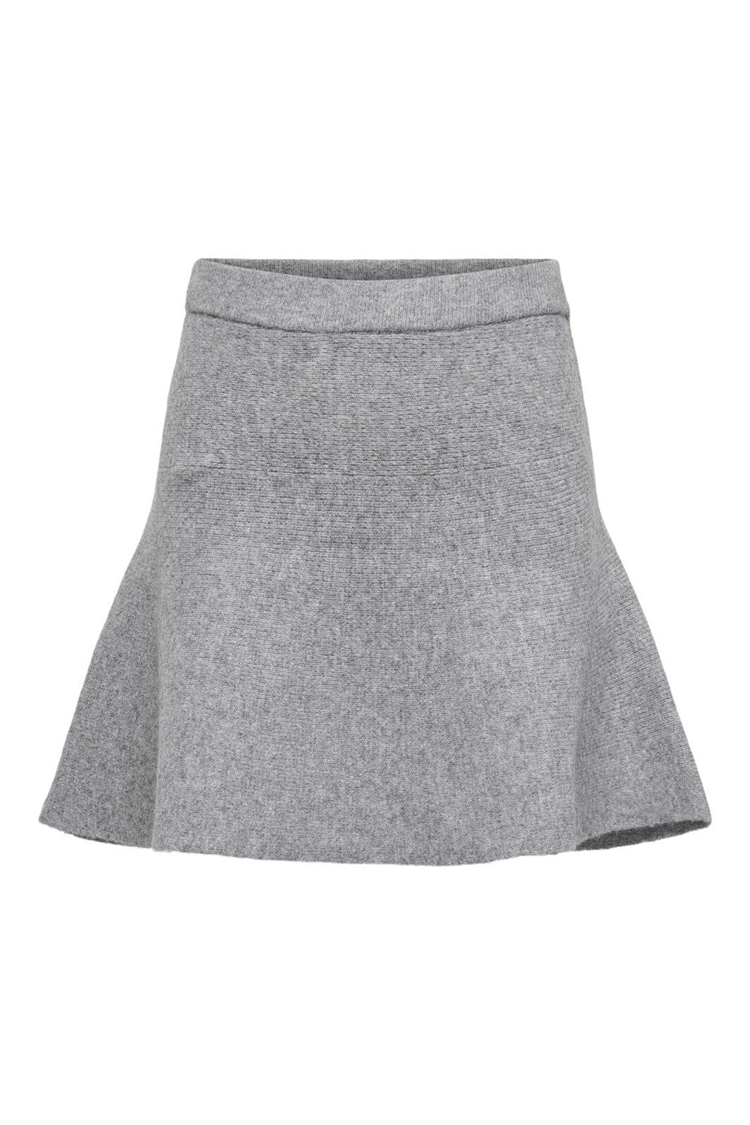 JDY - Jdylea Life Short Skirt Knt - 4875919 Medium Grey Melange