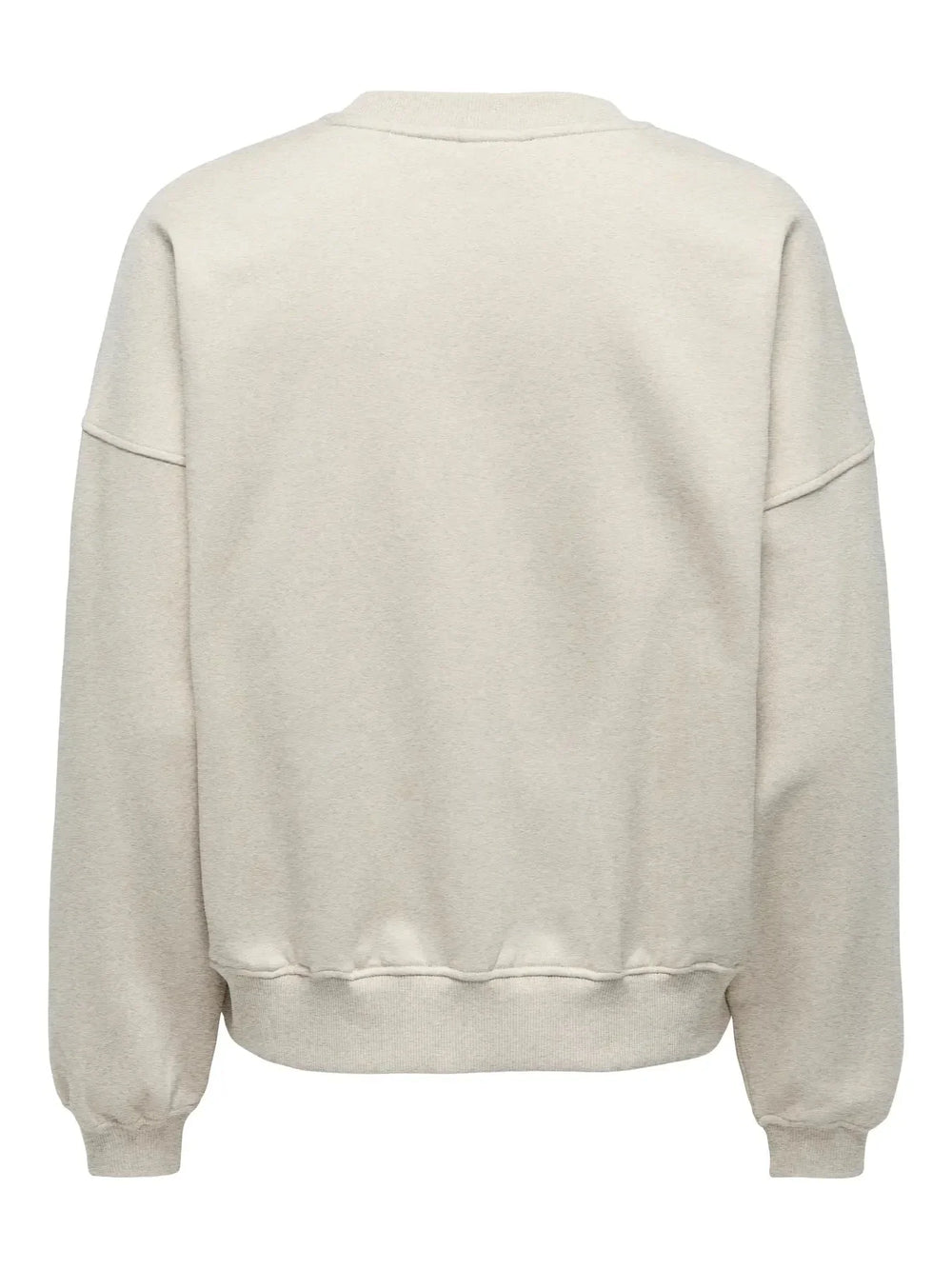 JDY - Jdymesa Life L/S O-Nk Emb Sweat - 5077291 Oatmeal Sky Captain Champs Sweatshirts 