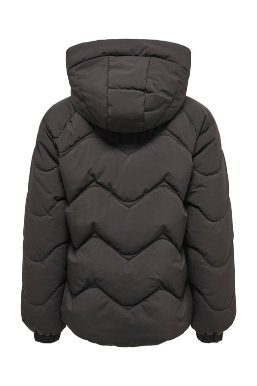 JDY - Jdypower Short Hood Puffer Hab - 5102619 Chocolate Torte