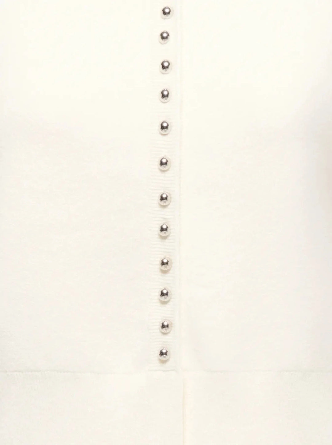 JDY - Jdyprime Life L/S O-Neck Button Card Knt - 5020623 Cloud Dancer Strikbluser 