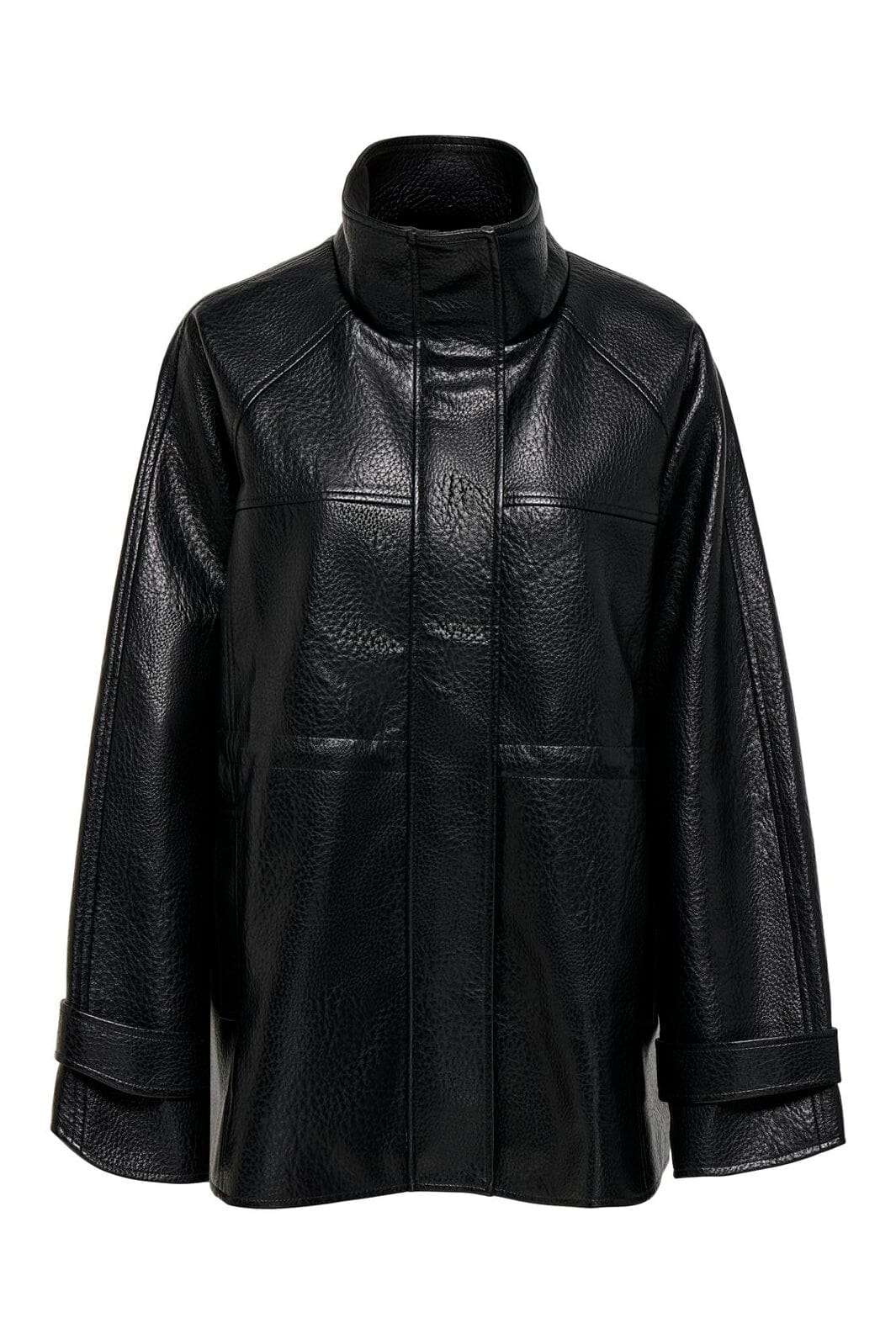 JDY - Jdyraye Faux Leath.Highneck Jkt - 5221646 Black