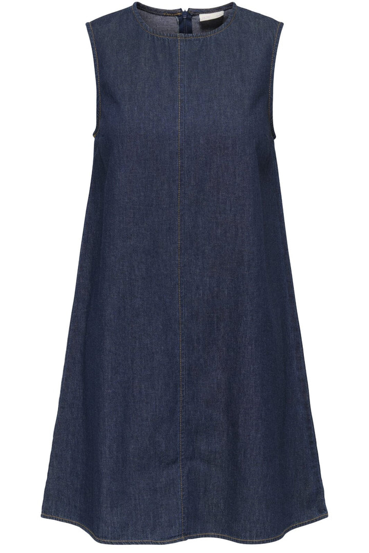 JDY - Jdysabrina Round Neck Dress 15351411 - 4787969 - Dark Blue Denim