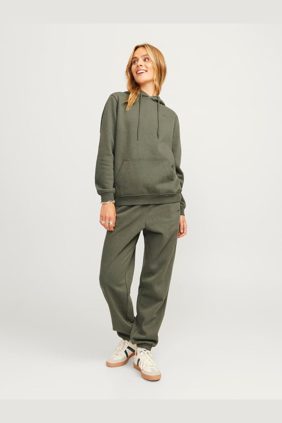 Jjxx - Jxabbie Rlx Ls Every Hood Swt - 4660876 Grape Leaf Rosin Jjxx Logo