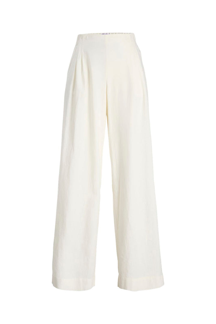 Jjxx - Jxalmira Linen Blend Pant Ln - 4906566 Blanc De Blanc