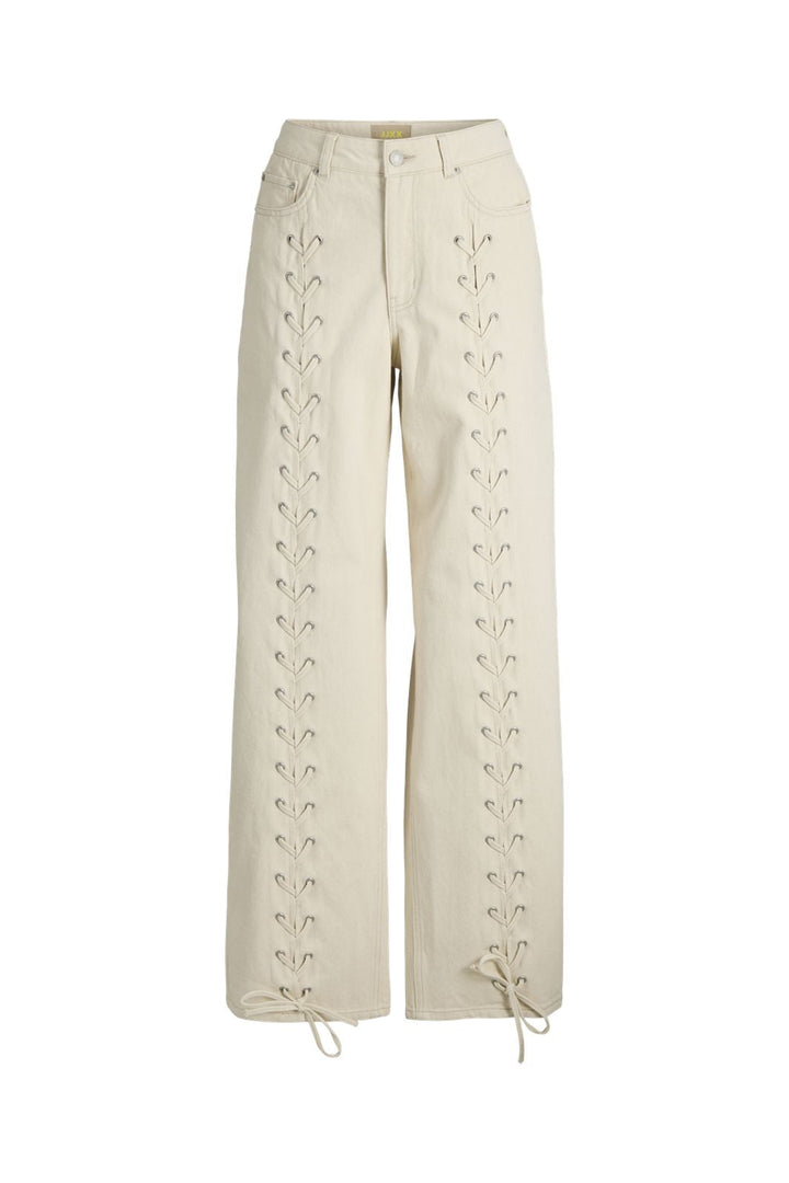 Jjxx - Jxaya Tokyo Lace Up Pant - 4921441 Ecru