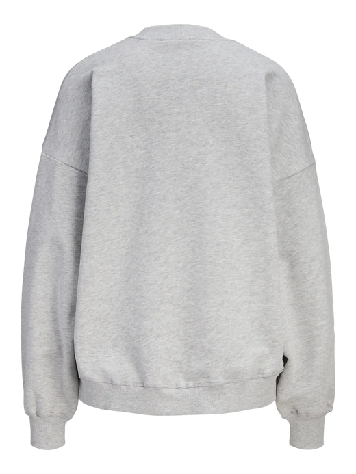 Jjxx - Jxcora Oversize Ls Crew Swt - 4949812 Light Grey Melange Sweatshirts 