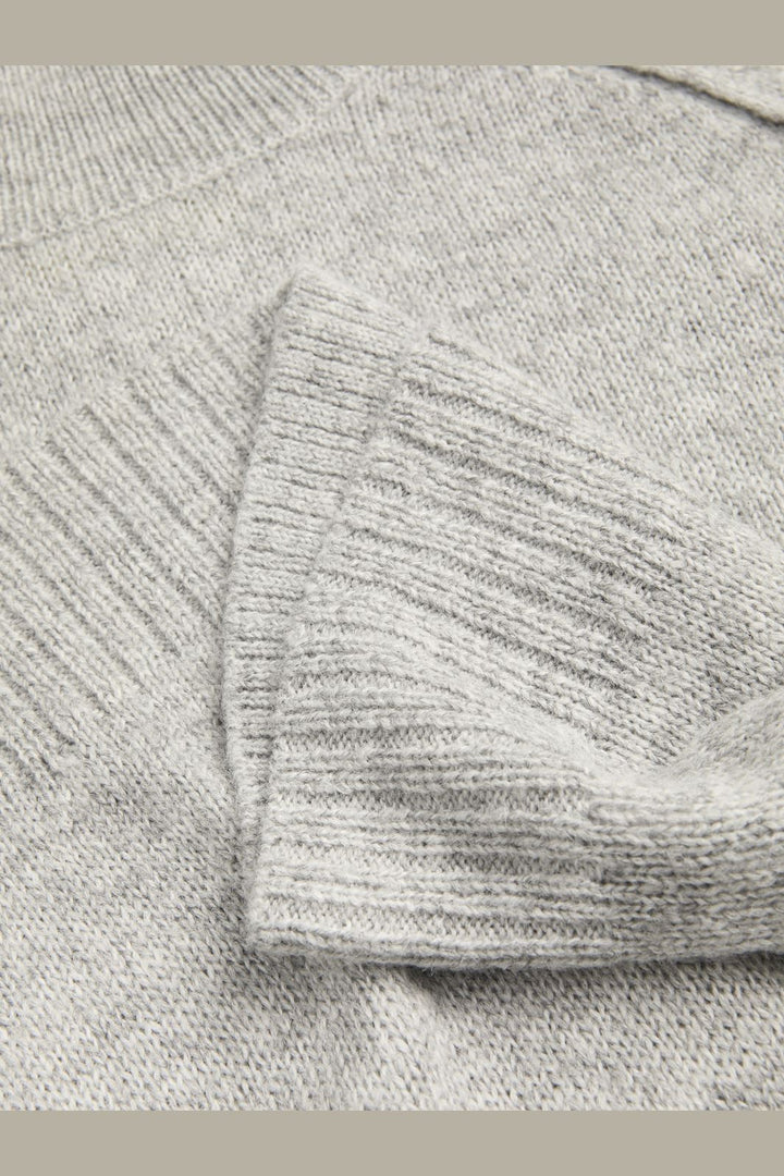 Jjxx - Jxellinora Raglan Roll Neck Knit Ln - 4815075 Light Grey Melange