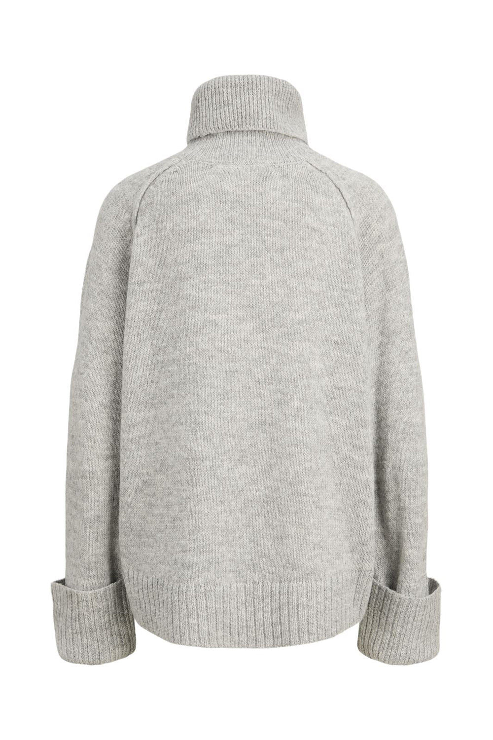 Jjxx - Jxellinora Raglan Roll Neck Knit Ln - 4815075 Light Grey Melange