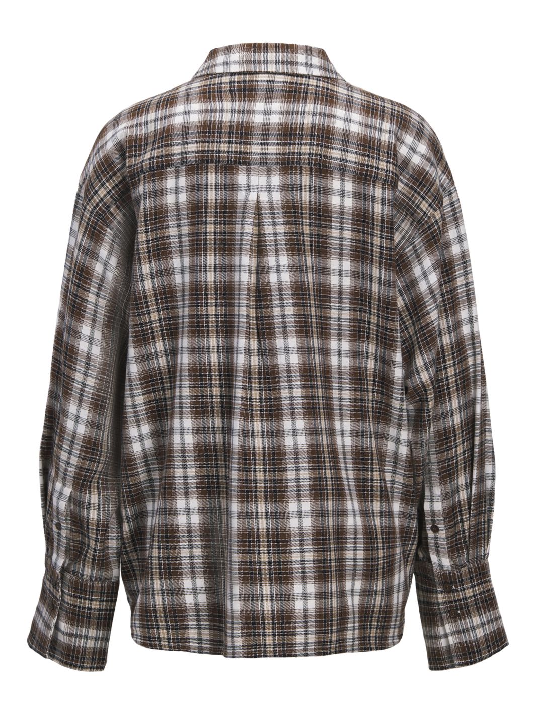 Jjxx - Jxhailey Bella Flannel Ls Shirt Ln - 4933177 Seal Brown Check