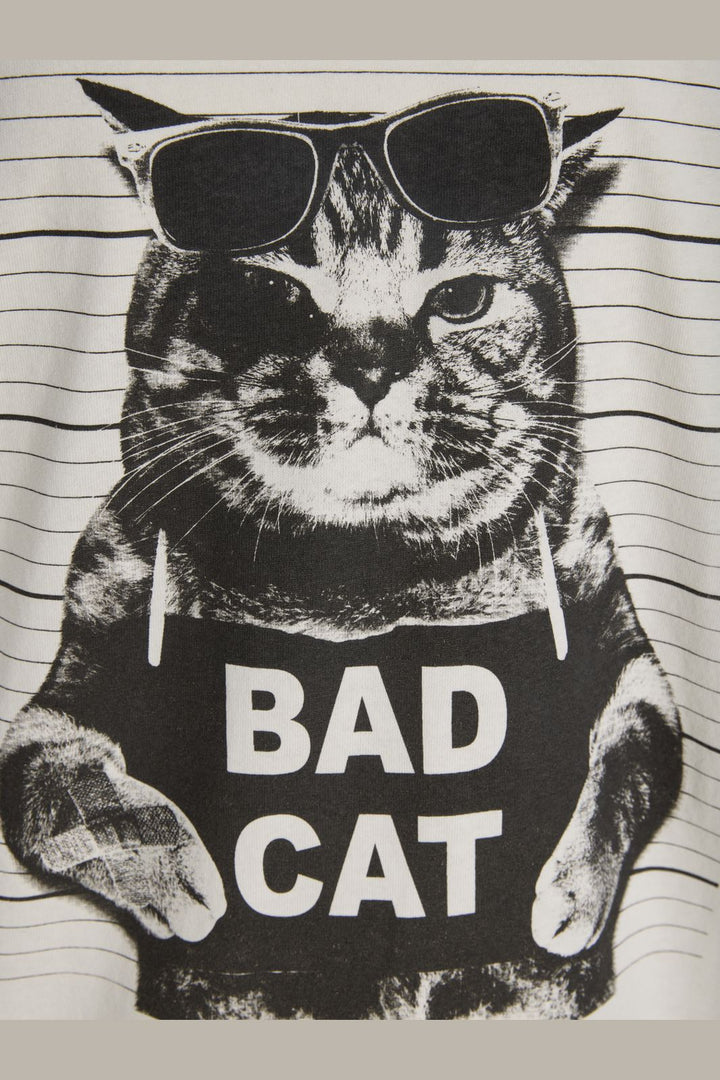 Jjxx - Jxmillow Loose Ss Tee Sp226 - 4979723 Vanilla Ice Bad Cat