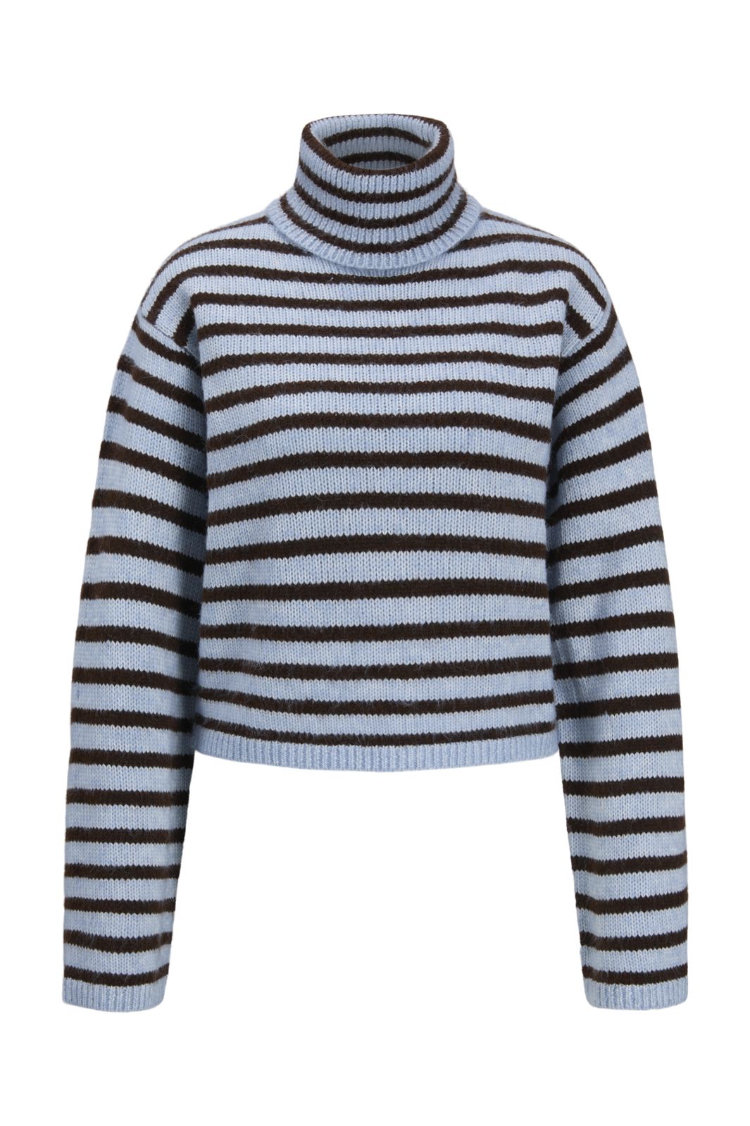 Jjxx - Jxrosanna Roll Neck Knit - 5128813 Ashley Blue / Demitasse