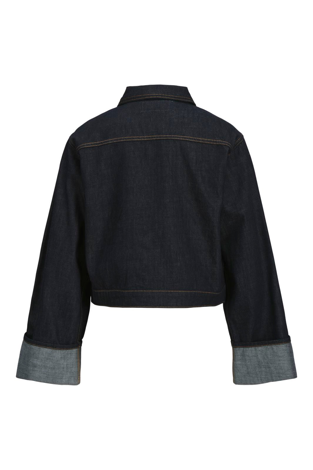 Jjxx - Jxvega Denim Jacket Fold Up R269 - 4825511 Dark Blue Denim