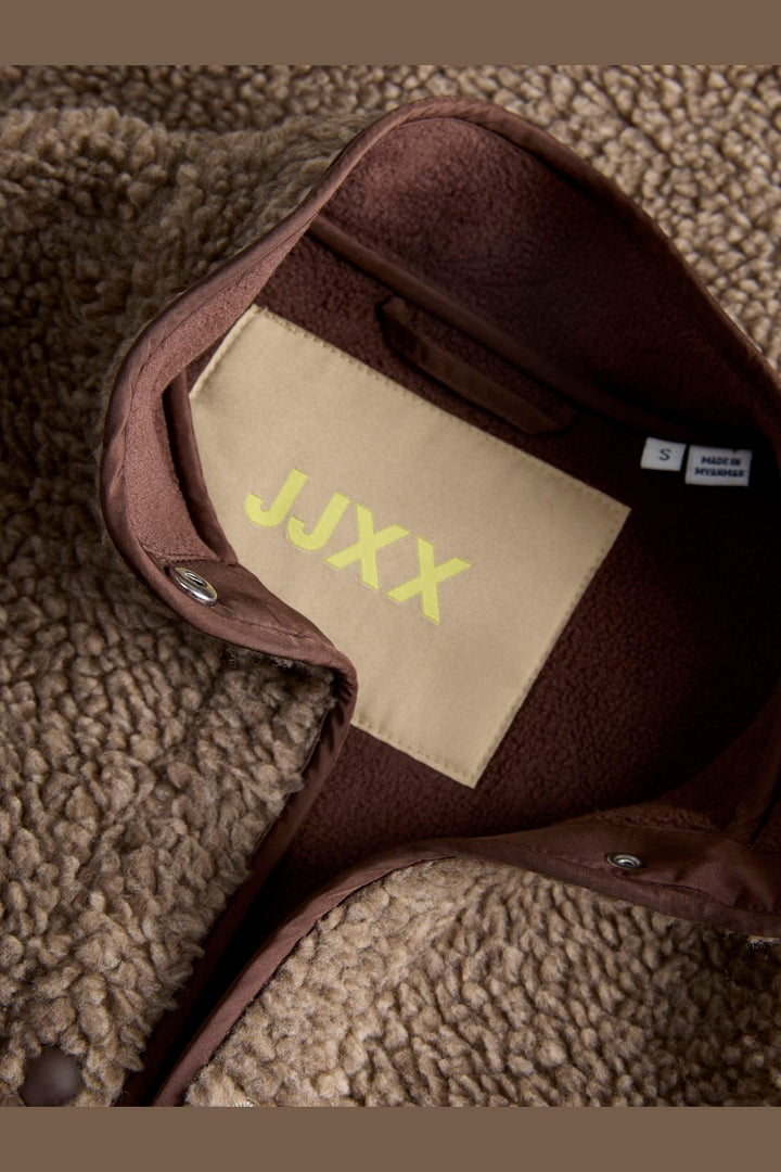 Jjxx - Jxvera Teddy Jacket - 5081306 Bungee Cord Melange