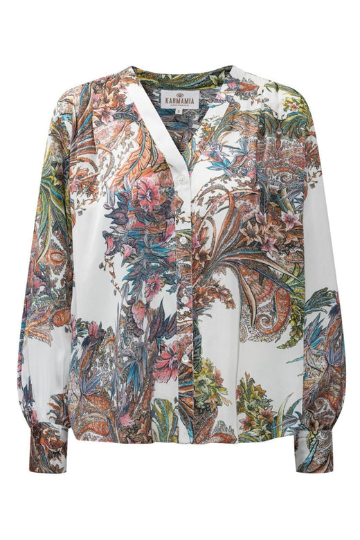 Karmamia - Amelia Shirt 2396 - Meadow White
